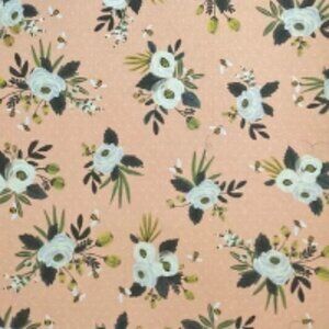 Peach Floral Party Bunting, Banner